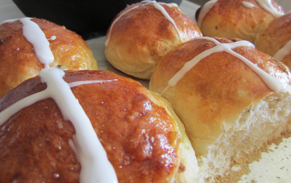 Making hot cross buns was a simple way to integrate a Christian tradition into life at home.