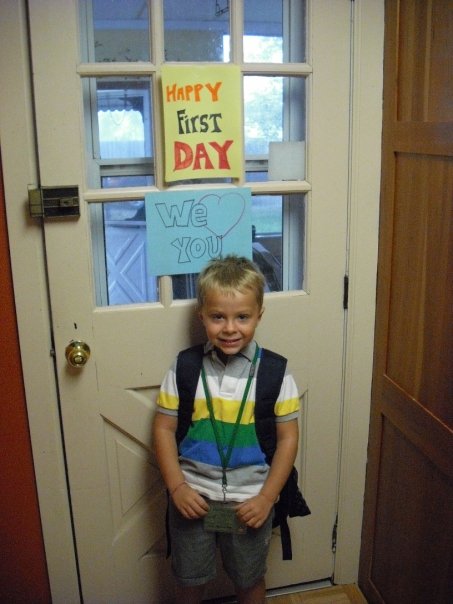 Griffin - first day in k.